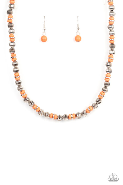 ZEN You Least Expect It - Orange Necklace