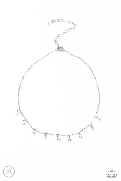 Dainty Diva - White Necklace