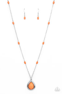 Go Tell It On The MESA - Orange Necklace