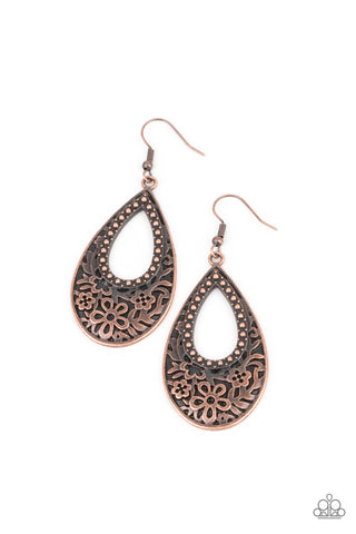 Organically Opulent - Copper Earrings