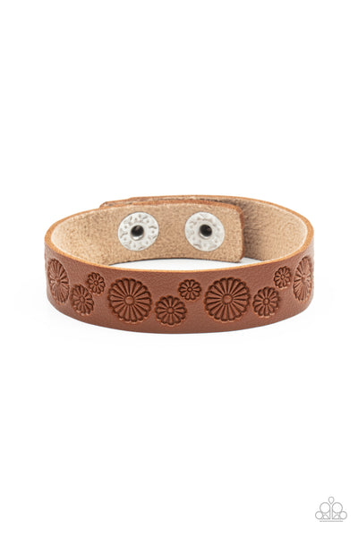 Follow The Wildflowers - Brown Urban Bracelet