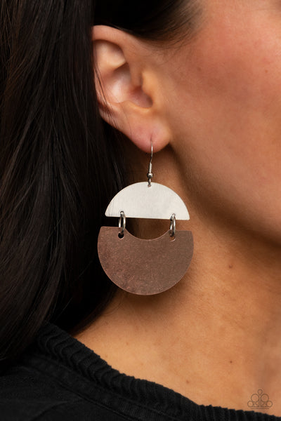 Watching The Sunrise - Copper Earrings