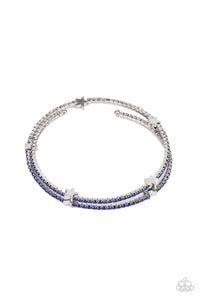 Let Freedom BLING - Blue Bracelet