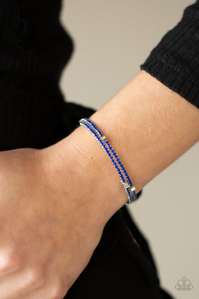 Let Freedom BLING - Blue Bracelet