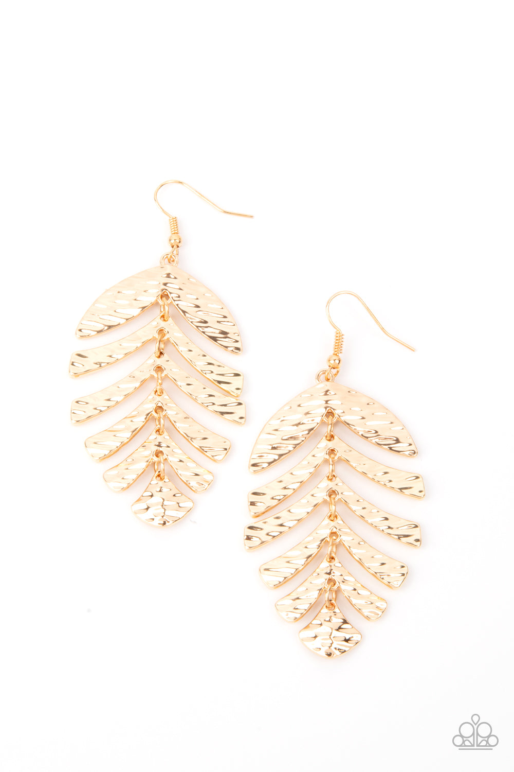 Palm Lagoon - Gold Earrings