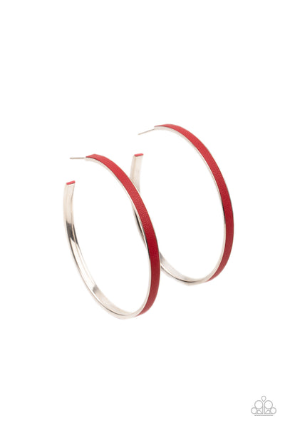 Fearless Flavor - Red Earrings