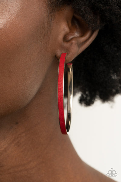 Fearless Flavor - Red Earrings