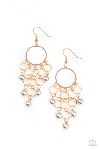 When Life Gives You Pearls - Gold Earrings