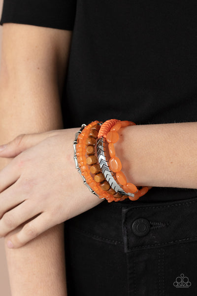 Outdoor Retreat - Orange Bracelet