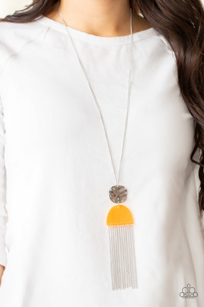 Color Me Neon - Orange Necklace