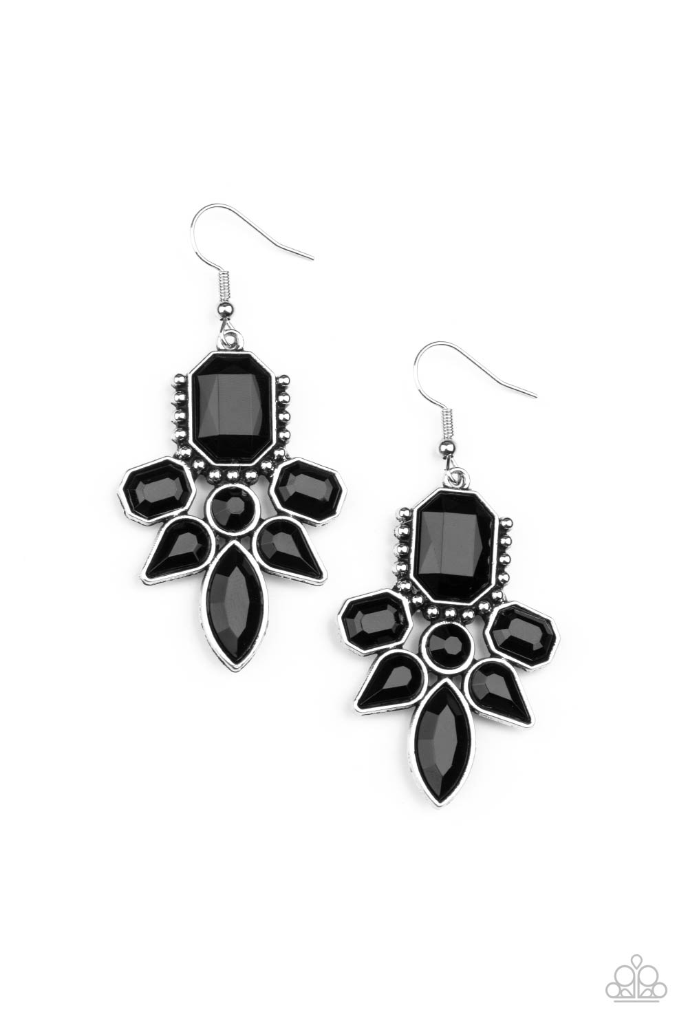 Vacay Vixen - Black Earrings