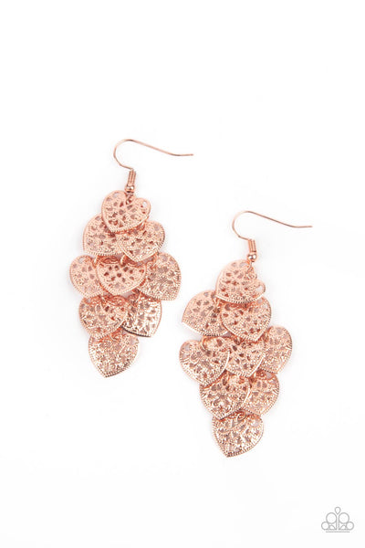 Shimmery Soulmates - Copper Earrings