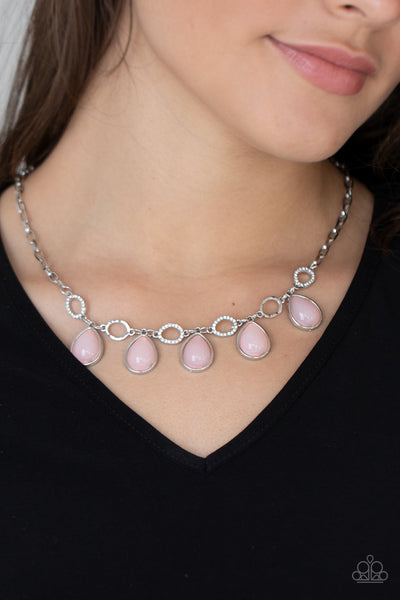 Majestically Mystic - Pink Necklace