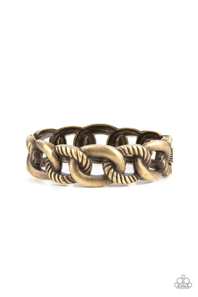 Bold Move - Brass Bracelet