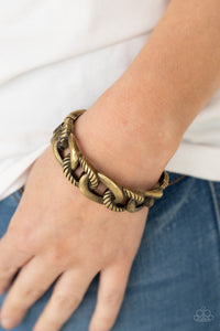 Bold Move - Brass Bracelet