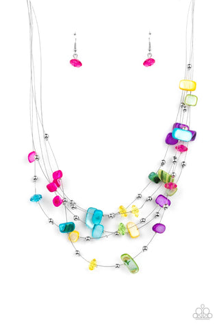 Prismatic Pebbles - Multi Necklace