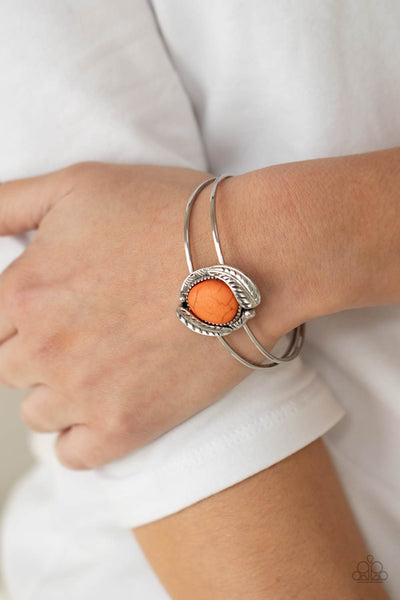 Living Off The BANDLANDS - Orange Bracelet