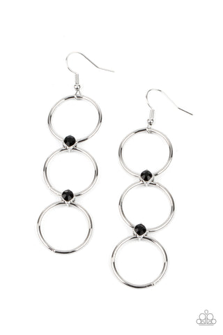 Refined Society - Black Earrings