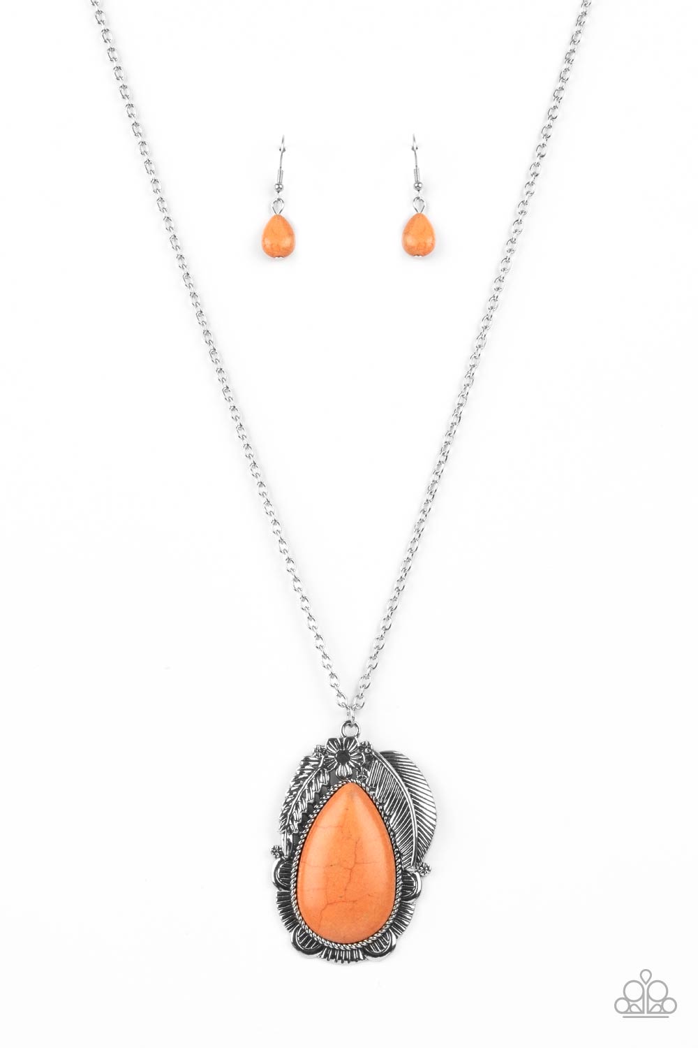 Tropical Mirage - Orange Necklace