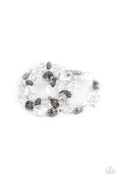 Crystal Charisma - White Bracelet