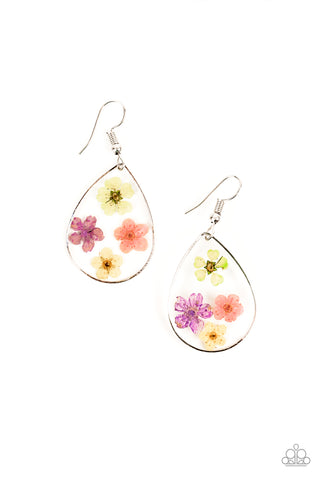 Perennial Prairie - Multi Earrings (Green/Purple/Pink/Yellow)