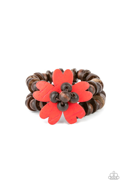 Tropical Flavor - Red Bracelet