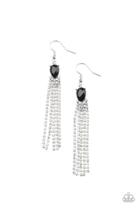 Drop-Dead Dainty - Black Earrings