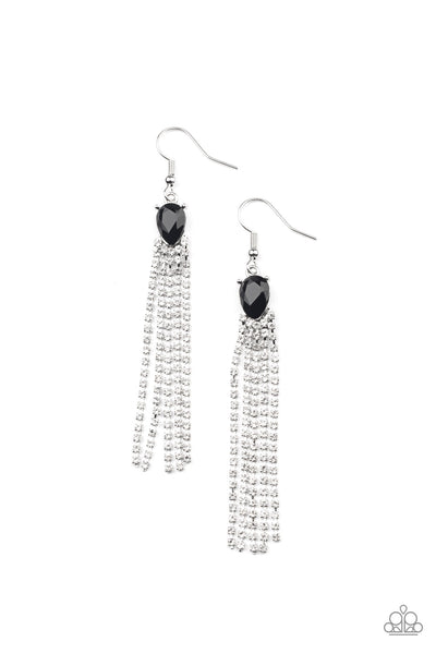 Drop-Dead Dainty - Black Earrings