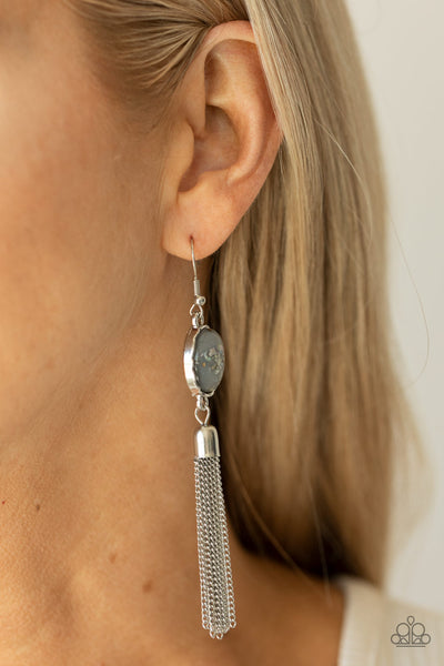 Oceanic Opalescence - Silver Earrings