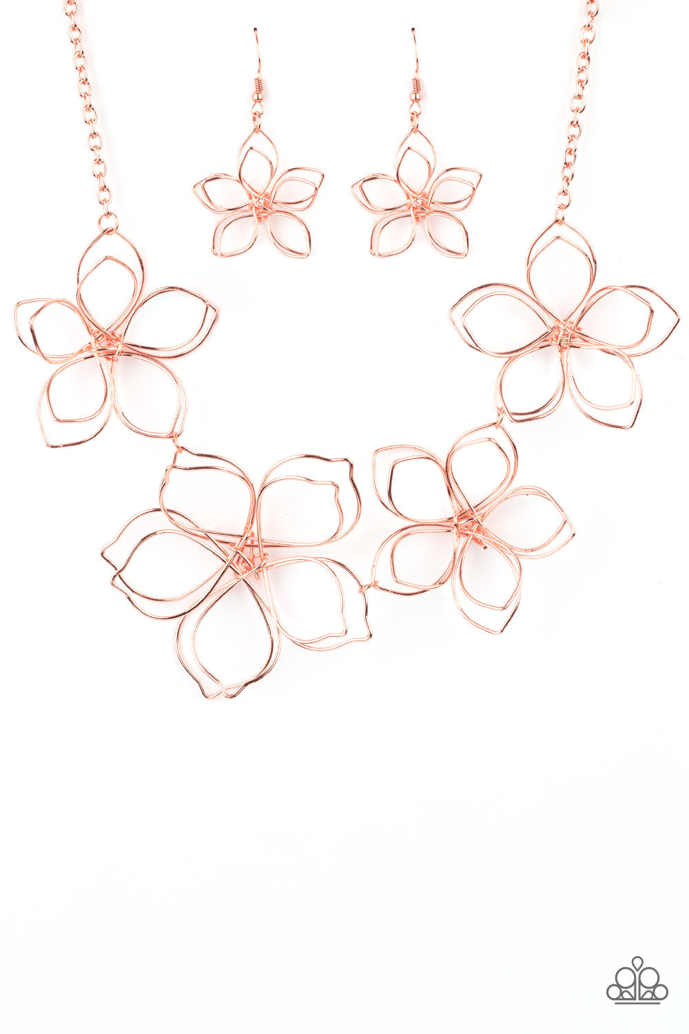 Flower Garden Fashionista - Copper Necklace