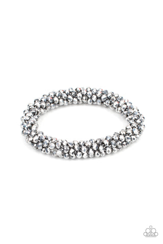 Wake Up and Sparkle - Silver Bracelet