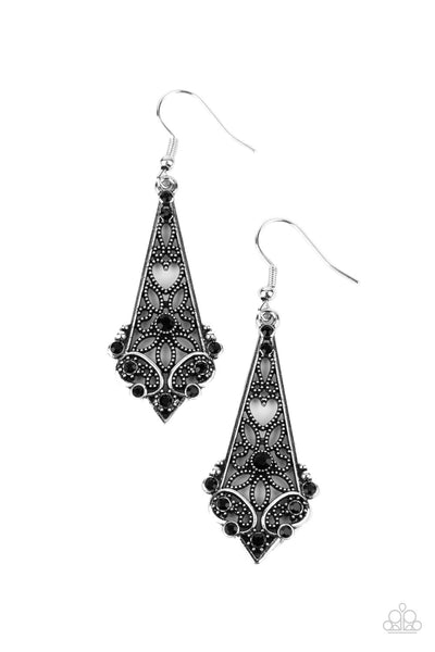 Casablanca Charisma - Black Earrings