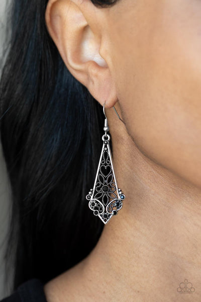 Casablanca Charisma - Black Earrings