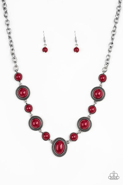 Voyager Vibes - Red Necklace