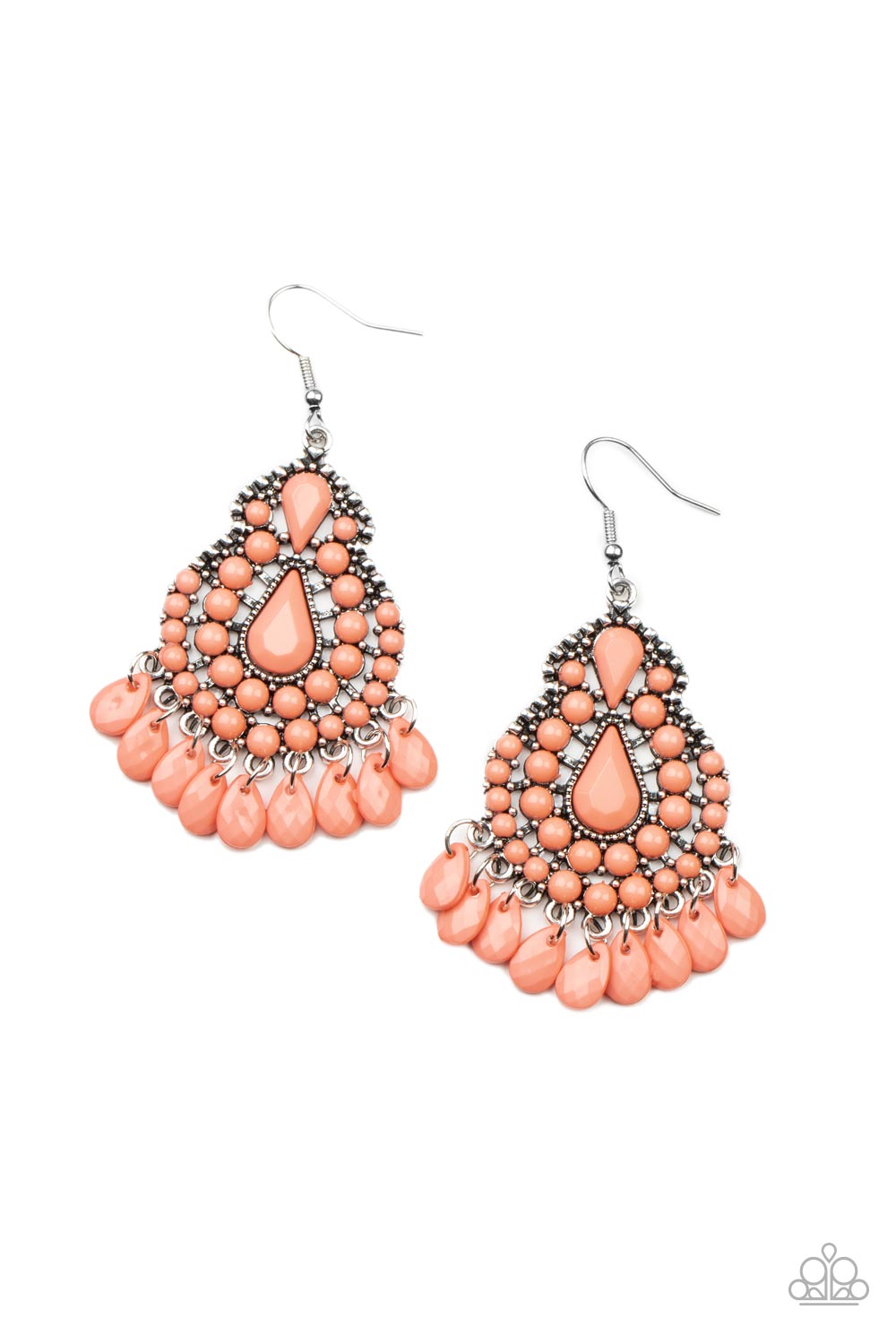 Persian Posh - Orange Earrings