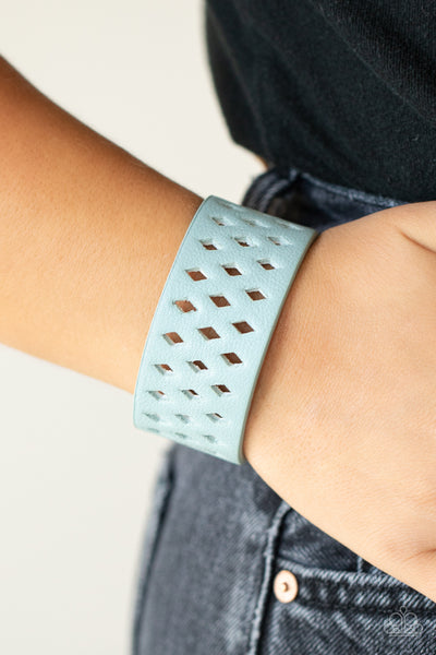 Glamp Champ - Blue Wrap Bracelet