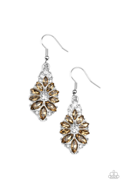 Gala Goddess - Brown Earrings