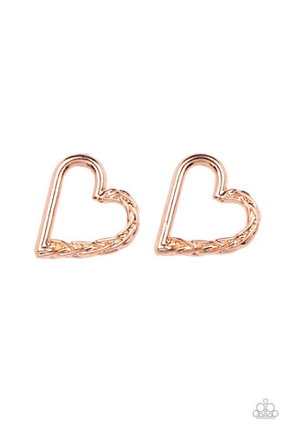 Cupid, Who? - Copper Earrings