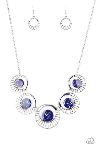 Elliptical Effervescence - Purple Necklace