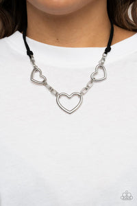 Fashionable Flirt - Black Necklace