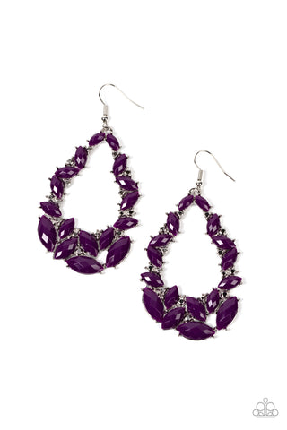 Tenacious Treasure - Purple Earrings