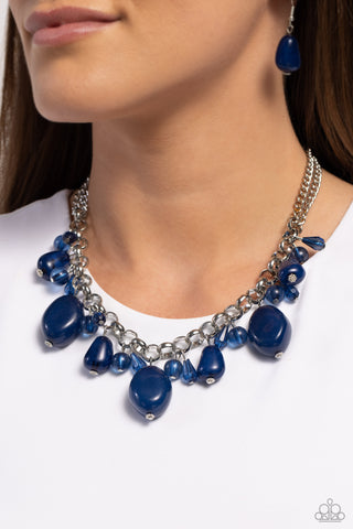 Venetian Vacation - Blue Necklace