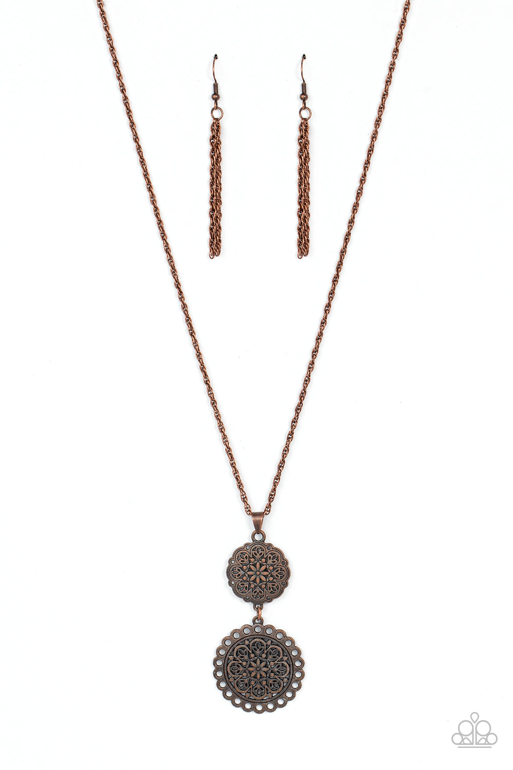 Meet Me At The Garden Gate - Copper Necklace