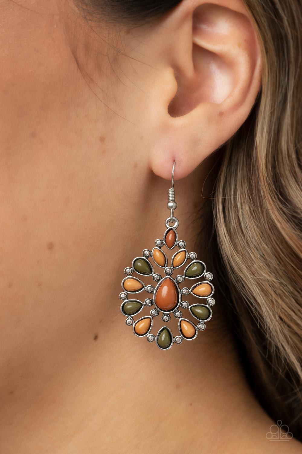 Lively Luncheon - Multi Earrings