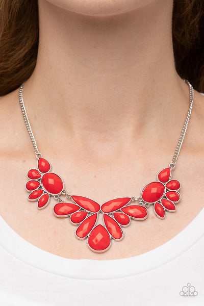 A Passing FAN-cy - Red Necklace