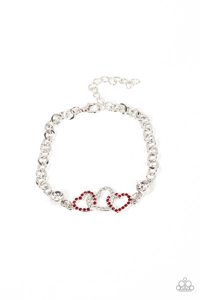 Desirable Dazzle - Red Bracelet