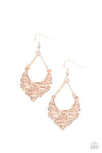 Sentimental Setting - Rose Gold Earrings