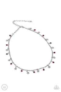 Little Lady Liberty - Red Choker Necklace