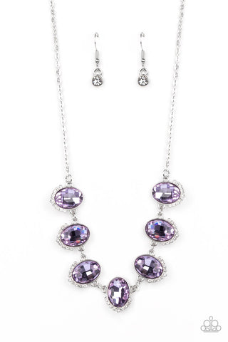 Unleash Your Sparkle - Purple Necklace