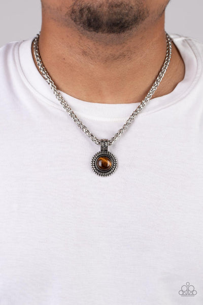 Pendant Dreams - Brown Men's Necklace